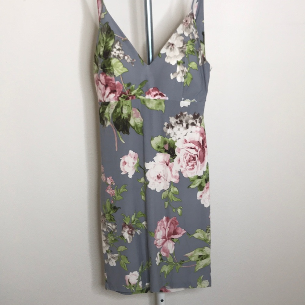 Floral Print Bodycon Dress